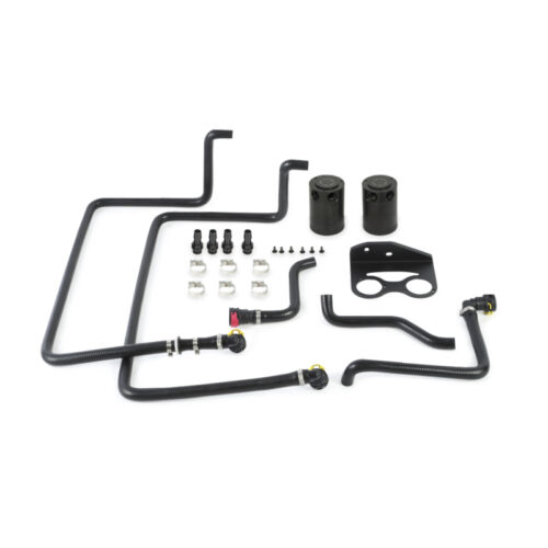 Mishimoto Baffled Oil Catch Can - Black for 15-17 Ford F-150 2.7L EcoBoost