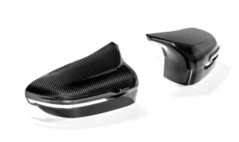 Akrapovic Carbon Fiber Mirror Cap Set - High Gloss for 2018+ BMW M5 (F90) / 2020 BMW M8 (F91/F92)