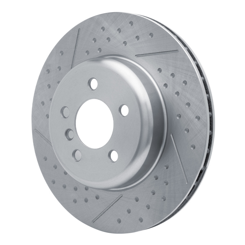 DFC 13-21 BMW 328i Rear Brake Rotor - Dimpled and Slotted - Image 2