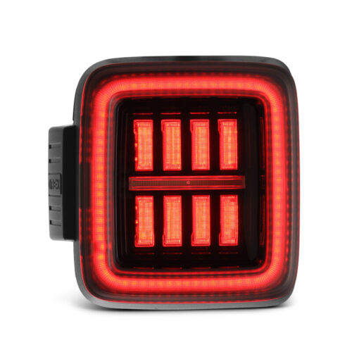 AlphaRex 18-23 Jeep Wrangler JL NOVA Prismatic LED Taillights Alpha-Black - Image 3