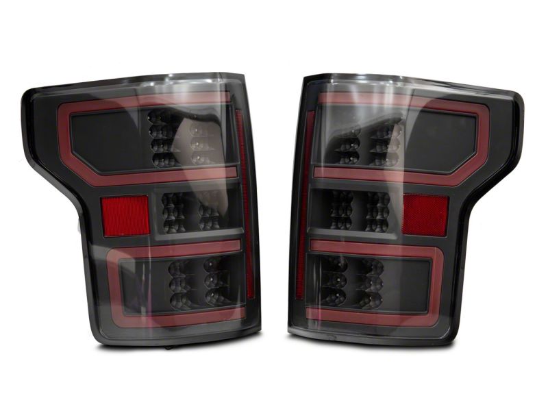 Raxiom for 2018-2020 Ford F-150 Axial Series LED Tail Lights w/ SEQL Turn Signals- Blk Housing (Clear Lens) - Image 6