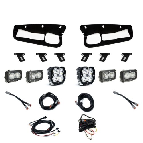 Baja Designs for 21-25 Ford Bronco Squadron 2.0 (Spot) / S2 Sport D/C & W/C FPK Steel Bumper - Clear