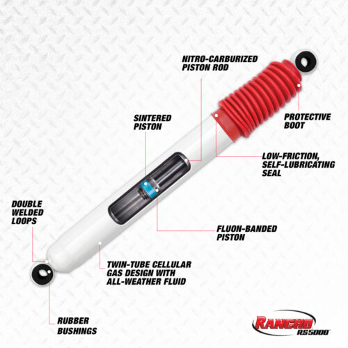 Alternative view of Rancho 05-07 Ford Pickup / F250 Series Super Duty Front RS5000 Steering Stabilizer