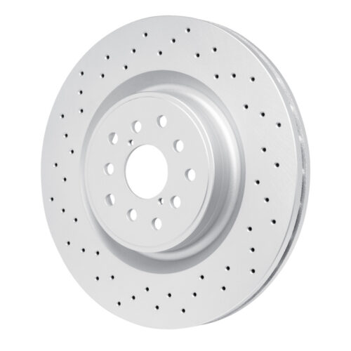 DFC 18-21 Subaru WRX STI Front Drilled Hi-Carbon Alloy Geomet Coated Rotor - Image 2