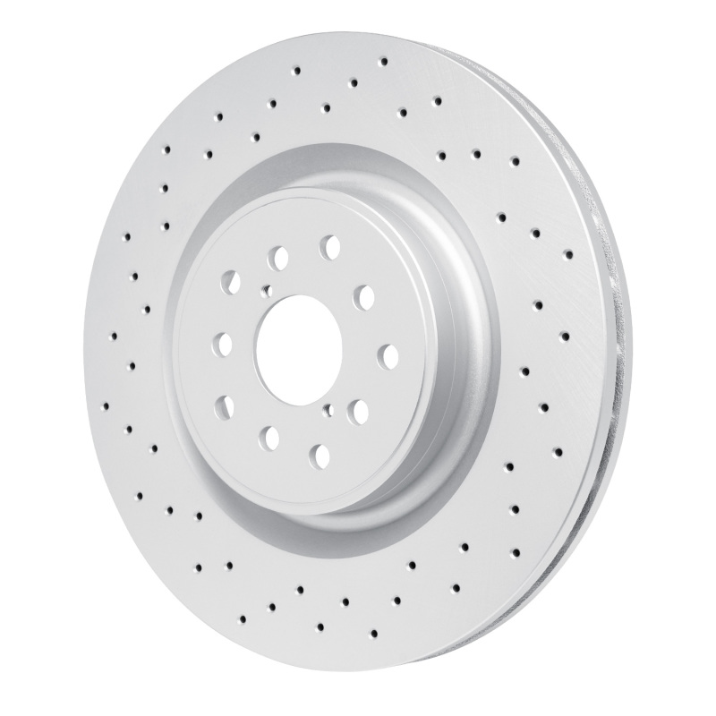 DFC 18-21 Subaru WRX STI Front Drilled Hi-Carbon Alloy Geomet Coated Rotor - Image 2