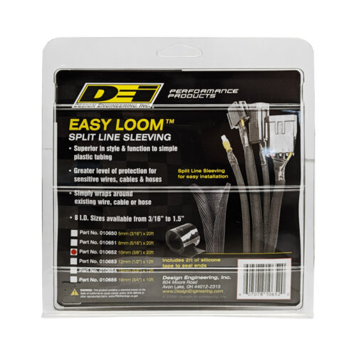 DEI Split Wire Sleeve Easy Loom 10mm-3/8in x 20 Black - Image 7