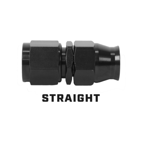 Aeromotive PTFE Hose End - AN-10 - Straight - Black Anodized - Image 3
