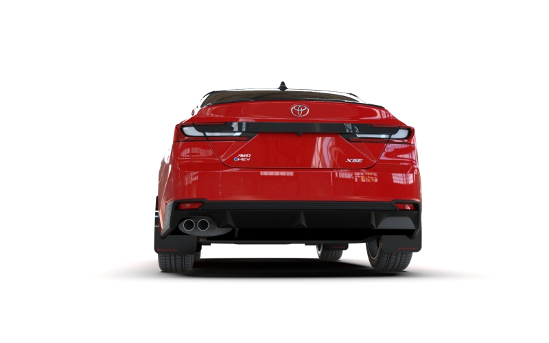 Rally Armor 25-26 Toyota Camry Black UR Mud Flap Red Logo - Image 3