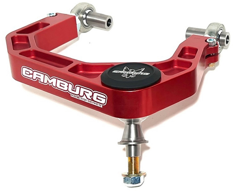 Camburg Ford Bronco 21-23 KINETIK V2 Performance Billet Uniball Upper Arms (Red) - Image 7