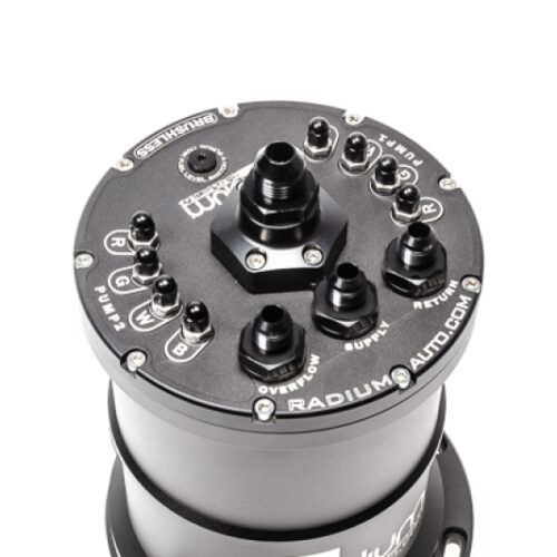 Radium Engineering Multi-Pump Ti Automotive E5LM Fuel Surge Tank Pumps Not Included - Image 2