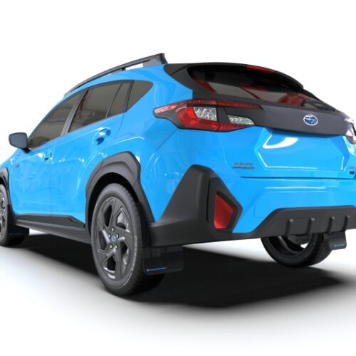 Rally Armor 24-26 Subaru Crosstrek Black UR Mud Flap Grey Logo - Image 4