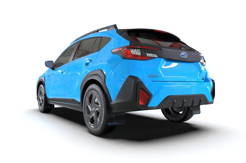 Rally Armor 24-26 Subaru Crosstrek Black UR Mud Flap Grey Logo - Image 4