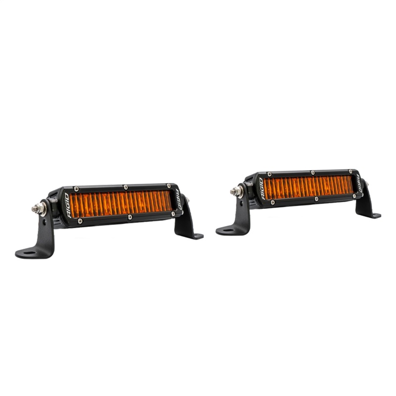 Rigid Industries SR-Series SAE 6in. w/ Amber PRO Lens (Pair) - Image 2