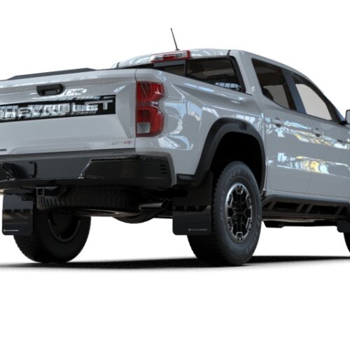 Rally Armor 23-26 Chevy Colorado ZR2 & Z71 Black Mud Flap - White Logo - Image 3