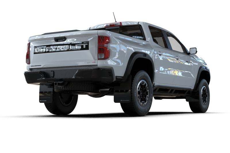 Rally Armor 23-26 Chevy Colorado ZR2 & Z71 Black Mud Flap - White Logo - Image 3