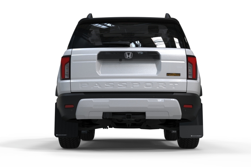 Rally Armor 2026 Honda Passport Black UR Mudflap - Orange Logo - Image 5