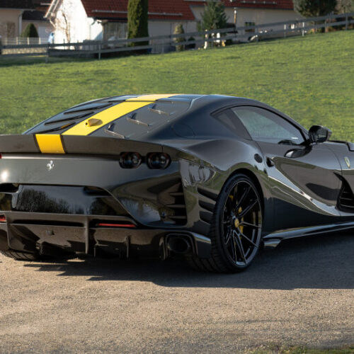 Vossen x Novitec NF10 22x12.5 - 5x114.3 BP - ET46 - Gloss Black Ferrari 812 Superfast/GTS Rear Wheel - Image 3
