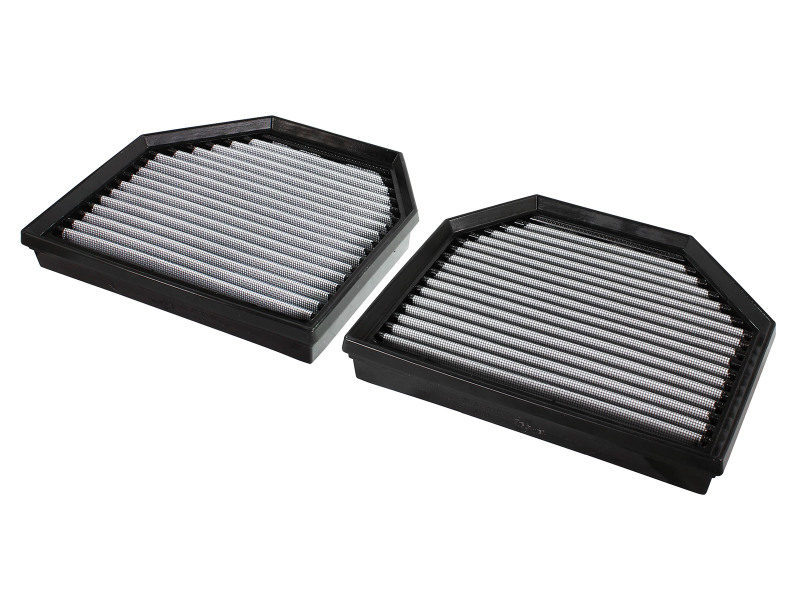 aFe Power MagnumFLOW OEM Replacement Air Filter PRO Dry S 2015 BMW M3/M4 (F80/F82) 3.0L S55 (tt) Qty. 2 - Image 3