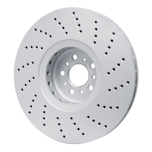 DFC 20-25 BMW X6 Left Front Drilled GeoSPEC Coated Rotor - Image 4
