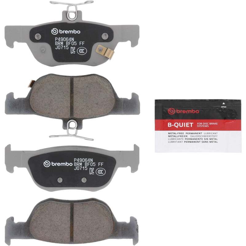 Brembo OE 19-23 Mazda 3/20-23 CX-30 PRIME Ceramic Brake Pad - Rear - Image 2