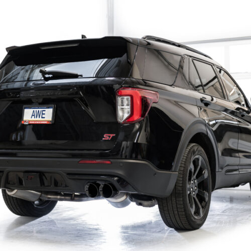 AWE Tuning Exhaust w/Diamond Blk Tips for 20-25 (Only Certain 2026 Models) Ford Explorer ST Touring Ed. - Image 8