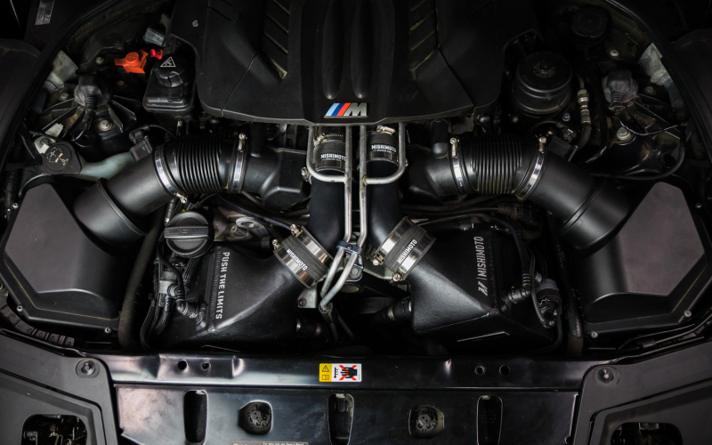 Mishimoto Intercooler Pipe Kit Micro Wrinkle Black for 12-16 BMW F10 M5 - Image 8