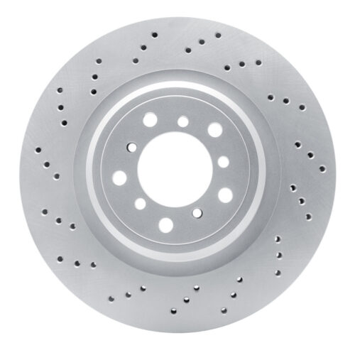 DFC 08-13 BMW 1 Series M Left Front Drilled GeoSPEC Coated Rotor