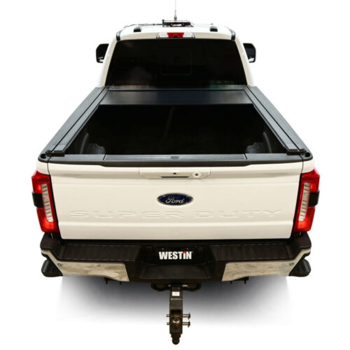Westin 17-26 Ford F-250/F-350/F-450/F-550 SD 6ft 10in Bed Manual Retractable Tonneau Cover - Black - Image 10
