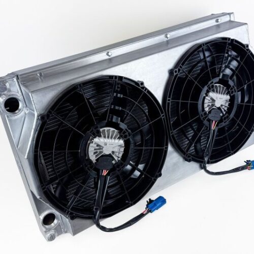 CSF Motorsport Radiator with Shroud - 14in SPAL Brushless Fans - Harnesses - Image 2