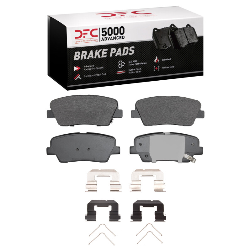 DFC 18-23 Genesis G70 Rear 5000 Advanced Ceramic Brake Pads and Hardware Kit