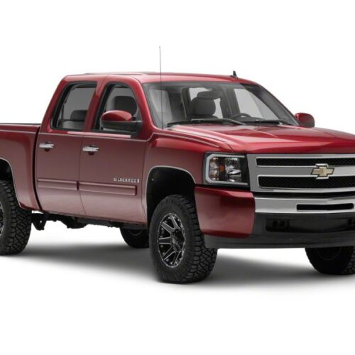 Raxiom for 2007-2013 Chevrolet Silverado 1500 Axial Headlights w/ SEQL LED Bar- Black Housing (Clear Lens) - Image 4