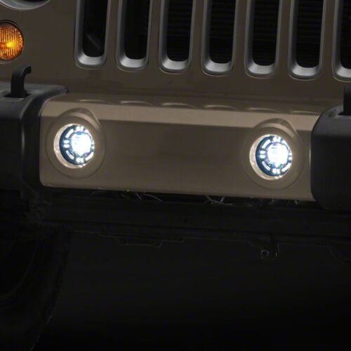 Raxiom for 2007-2018 Jeep Wrangler JK V2 LED Fog Lights with Amber Turn Signals - Image 7