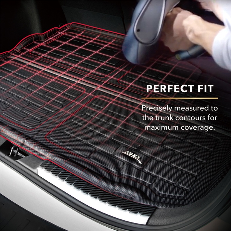 3D MAXpider 18-25 Jeep Wrangler JL(w/o sub) Kagu Cargo Liner - Black - Image 2