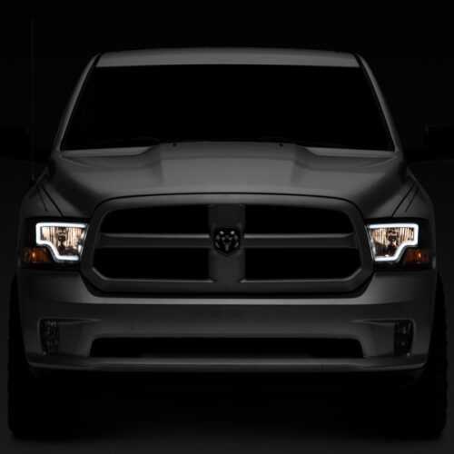 Raxiom for 2009-2018 Dodge RAM 1500 LED Bar Headlights- Black Housing (Clear Lens) - Image 7