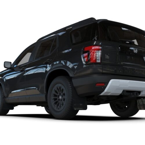 Rally Armor 2026 Honda Passport Black UR Mudflap - Orange Logo - Image 6