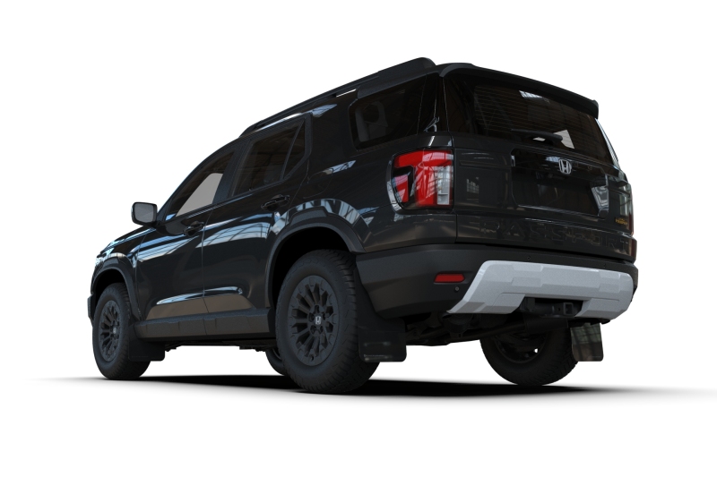 Rally Armor 2026 Honda Passport Black UR Mudflap - Metallic Black Logo - Image 2