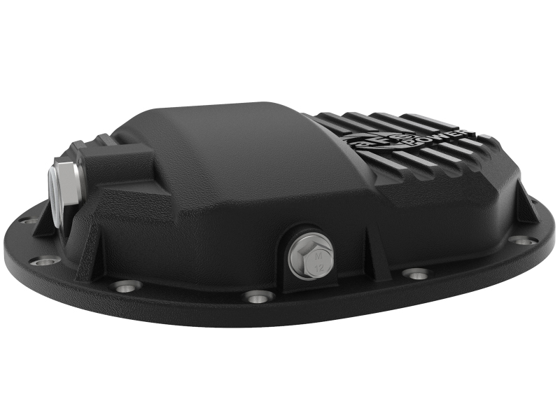 aFe Power Pro Series AAM 9.5/9.76 Rear Diff Cover Black w/Mach Fins 14-19 GM Silverado/Sierra 1500 - Image 6