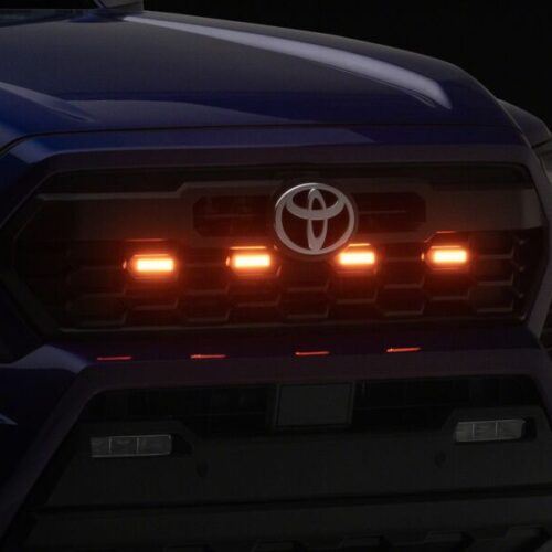 Raxiom for 2024-2026 Toyota Tacoma Pre Runner/ TRD Off-Road/ TRD Sport Amber LED Grille Light- Amber Lens - Image 9