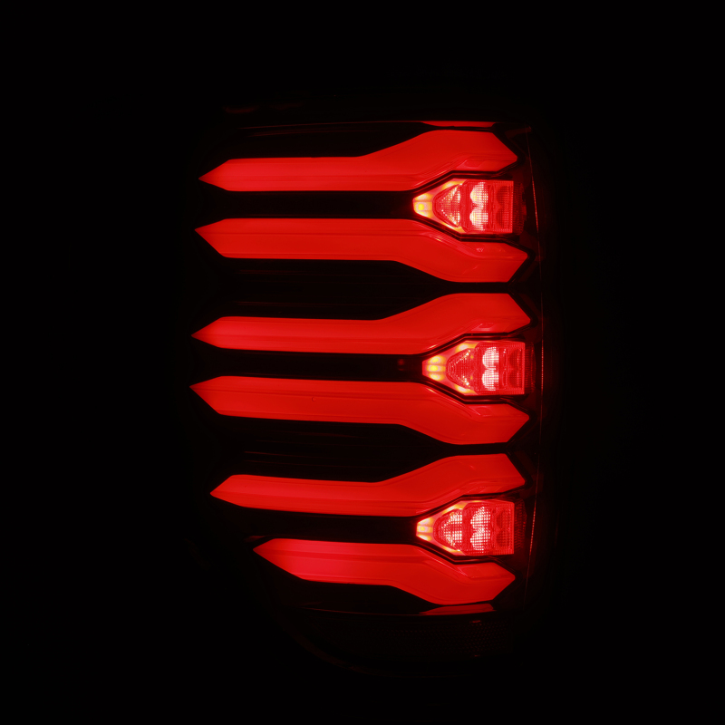 AlphaRex 09-14 Ford F150 LUXX LED Taillights - Black/Red Housing - Image 5