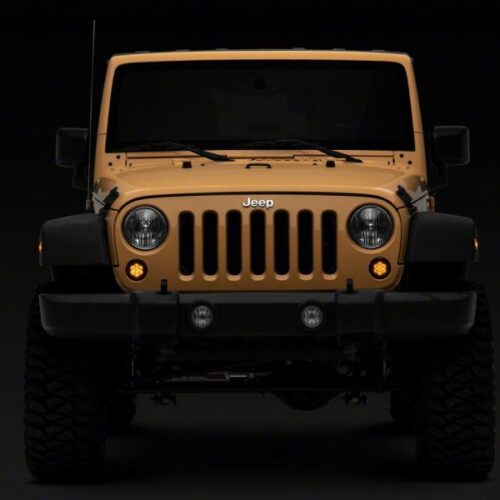 Raxiom for 2007-2018 Jeep Wrangler JK Axial Series LED Turn Signals- Smoked - Image 9