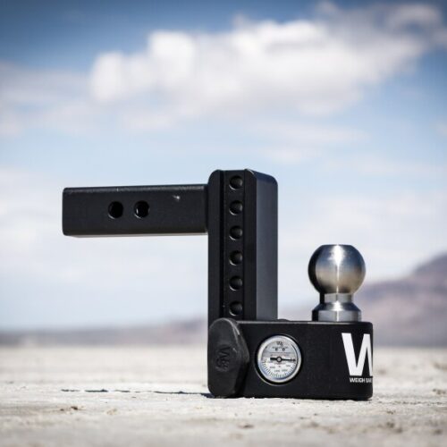 Weigh Safe 6in Drop Hitch w/Built-in Scale & 2.5in Shank (10K/22K GTWR) w/WS05 - Steel - Image 2