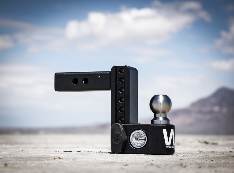Weigh Safe 6in Drop Hitch w/Built-in Scale & 2.5in Shank (10K/22K GTWR) w/WS05 - Steel - Image 2