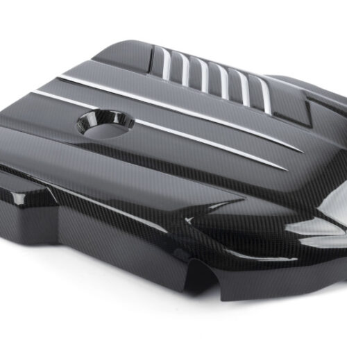 Alternative view of Dinan for 20-26 Toyota GR Supra (A90/A91) 3.0T Carbon Fiber Engine Cover
