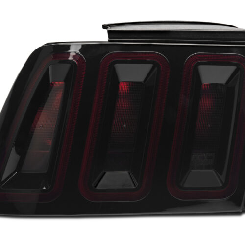 Raxiom for 1999-2004 Ford Mustang Excluding 99-01 Cobra Icon LED Tail Lights- Black Housing (Smoked Lens) - Image 4