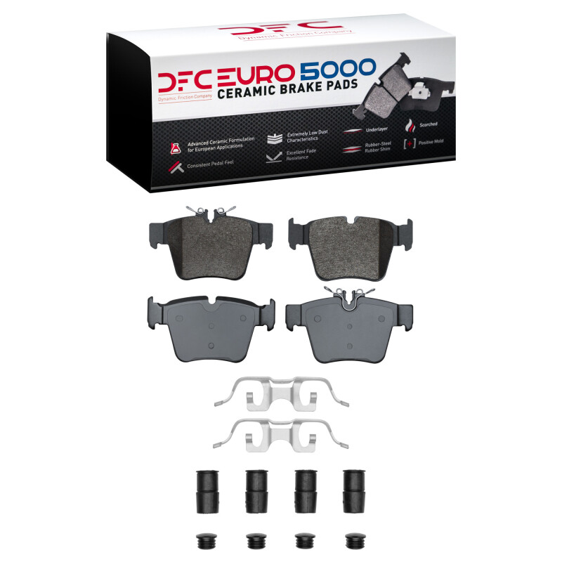 DFC 16-23 Mercedes-Benz C450 AMG Rear Euro 5000 Ceramic Brake Pads and Hardware Kit