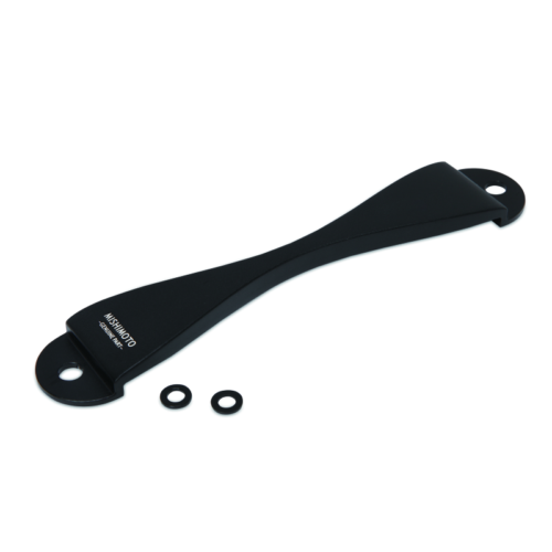 Mishimoto Subaru CNC Battery Tie-Down - Black - Image 3