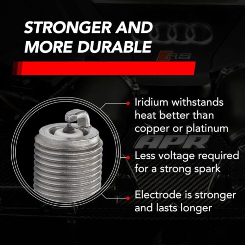 APR EA888.3/4/EA855.2/EA824 Iridium Pro Spark Plug - Heat Range 9 - 14mm x 26.5mm x 16mm - SINGLE - Image 5