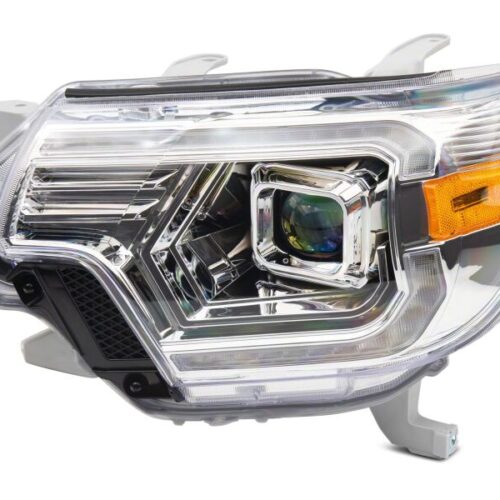 Raxiom for 2012-2015 Toyota Tacoma Axial Series Switchback Projector Headlights- Chrome- Clear Lens - Image 10
