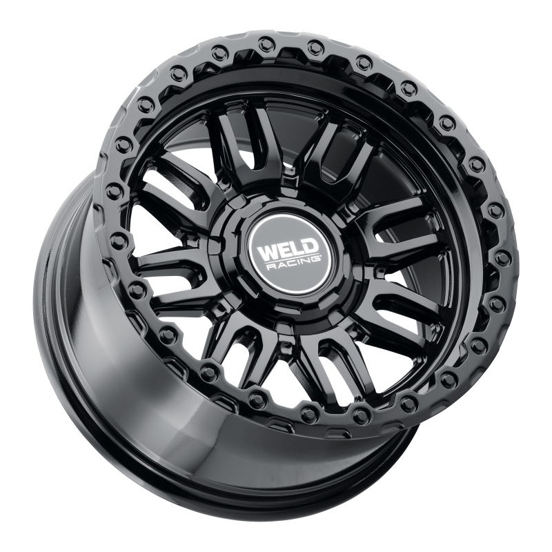 Weld Off-Road Swift 17x9in - 5x114.3 / 5x127 BP - ET-12 - 78.1mm CB - Gloss Black Wheel & Ring - Image 3