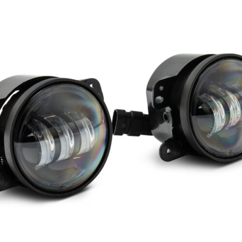 Raxiom for 2007-2022 Jeep Wrangler JK/JL Axial Series Tri-Bar LED Fog Lights- White